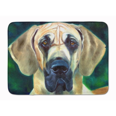 Carolines Treasures Great Dane Lookin at You Machine Washable Memory Foam Mat 7444RUG
